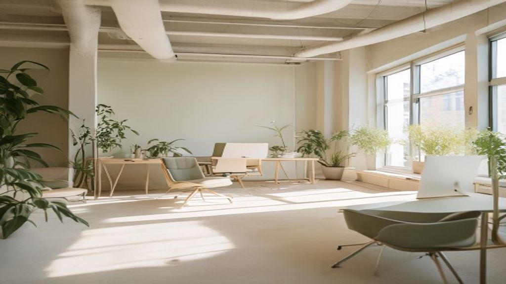 Gemensamt köksrum med moderna faciliteter